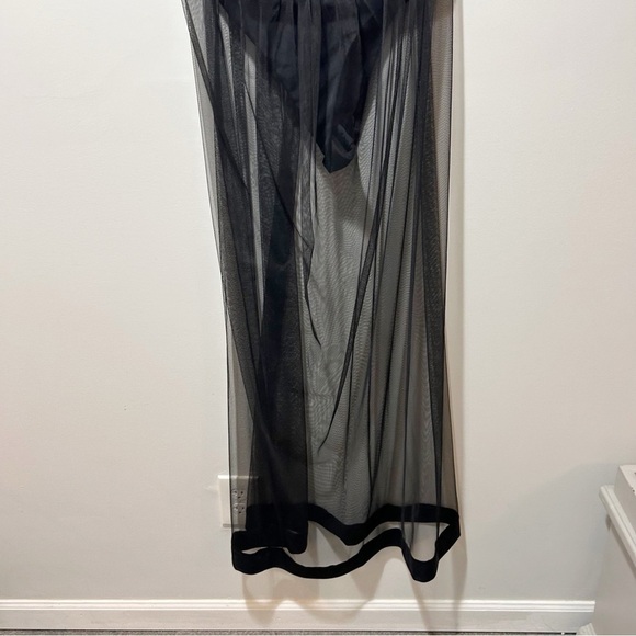 Daijanala Bodysuit Dress Sheer Maxi Dress Black Size Small Rare Custom Cheeky - Picture 8 of 16